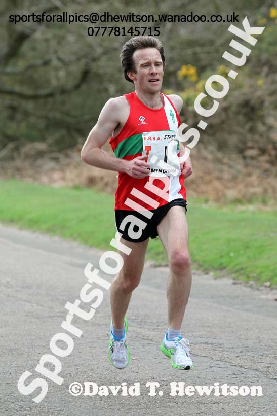 Elliot Robinson (Aldershot Farnham and District) 11th leg of the National 12 Stage Relay, National 12 and 6 Stage Relays, Sutton Park, Birmingham. Photo: David T. Hewitson/Sports for All Pics